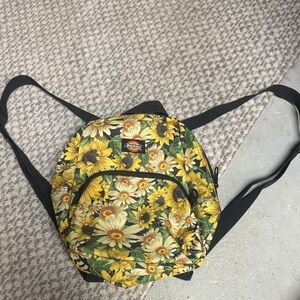 Sunflower Print Dickies Backpack